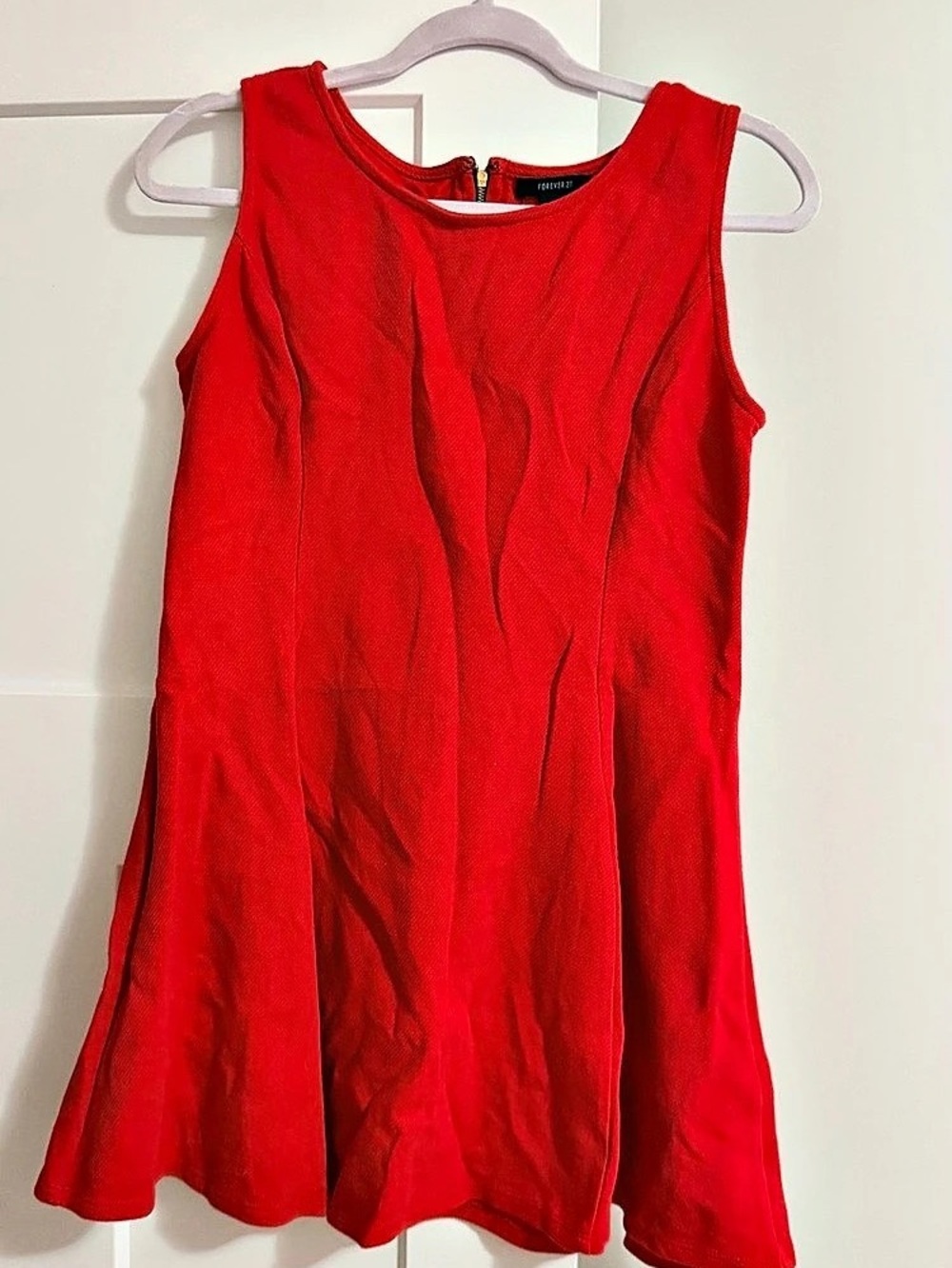 Forever 21 Red Skater Mini Dress
